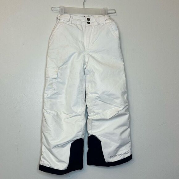 Columbia Sportswear OmniTech Waterproof Outgrown Ski Pants Black White 6-6x XS - Picture 1 of 6
